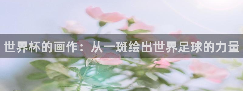 世界杯2026比赛时间表:世界杯的画作:从一斑绘出世界足球的力量